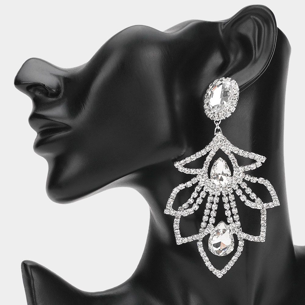 Oversized Chandelier Earrings