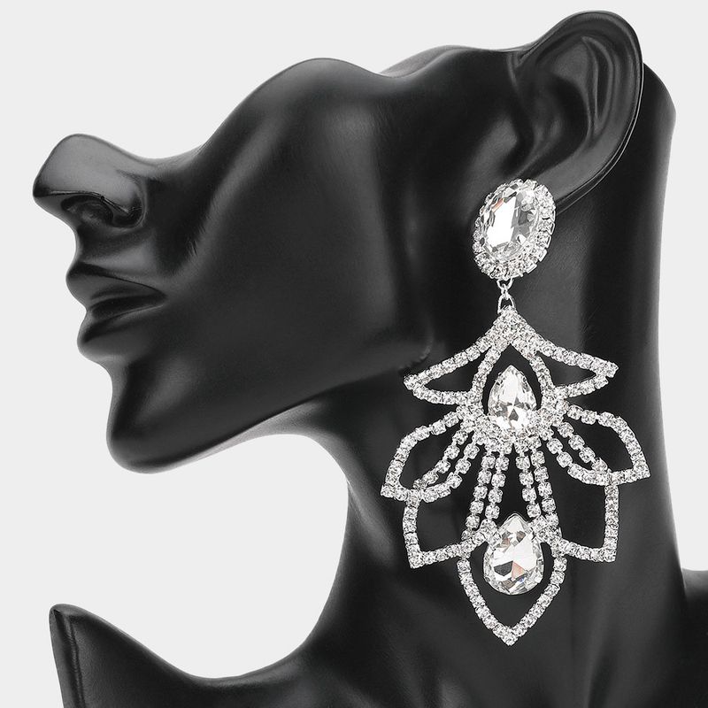 Oversized Chandelier Earrings