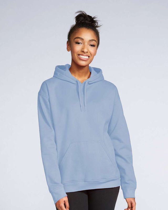 Softstyle Hooded Sweatshirt - left chest logo