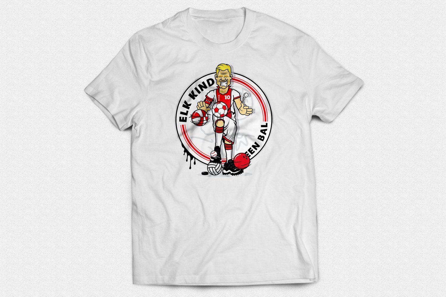EKEB Gear™ - Limited Edition T-shirt "Klaassen" - Wit EKEB Gear™ - Limited Edition T-shirt "Klaassen" - Wit
