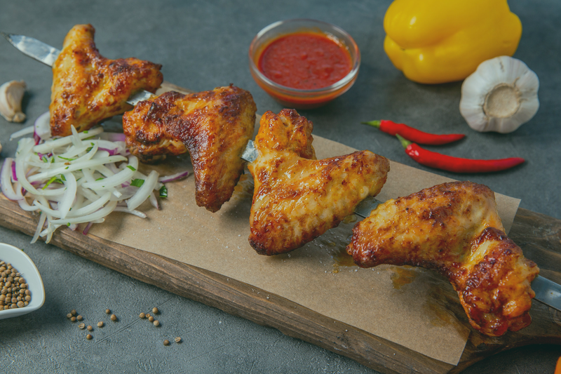 ​Georgialaiset grillatut kanansiivet