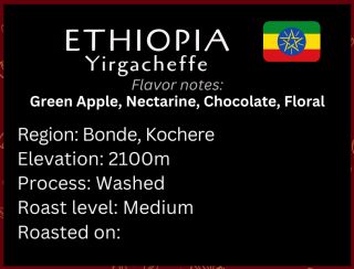 Ethiopia Yirgacheffe