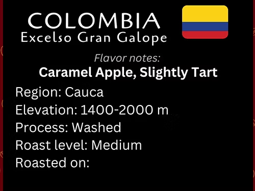 Colombia Excelso Gran Galope