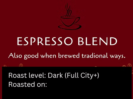 Espresso Blend