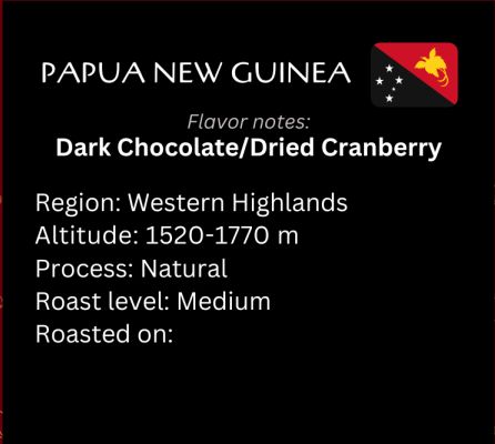 Papua New Guinea, Kindeng Mill, Arusha, Bourbon, Typica; Natural Papua New Guinea, Kindeng Mill, Arusha, Bourbon, Typica; Natural