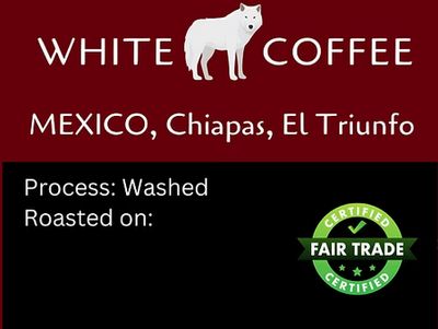 White Coffee, Mexico El Triunfo; Washed
