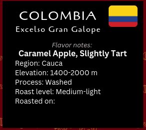 Colombia Excelso Gran Galope