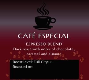 Cafe Especial Cafe Especial