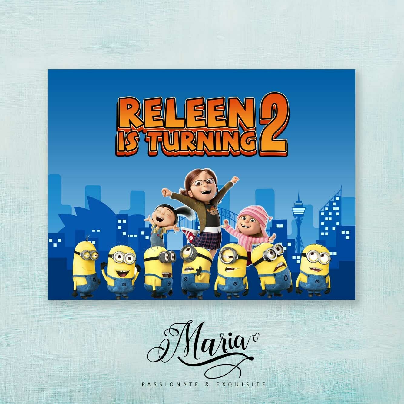 Minions Birthday Banner