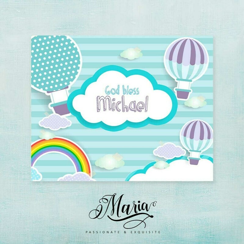 Up Away Baptismal Banner