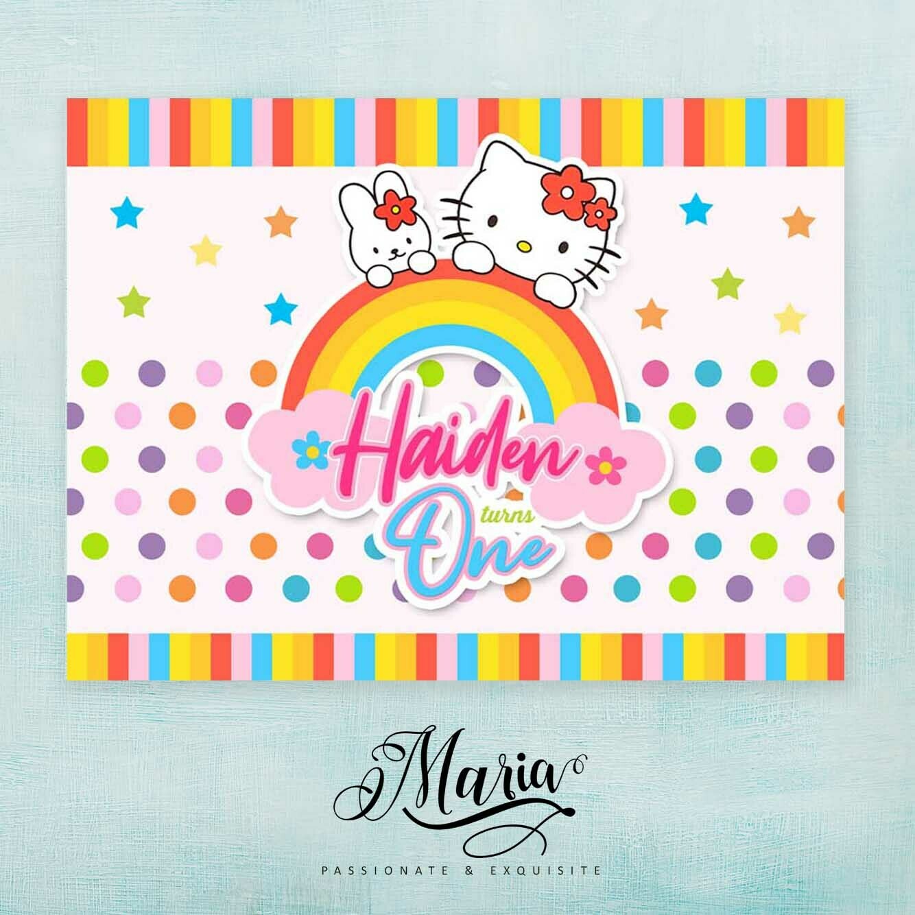 H E L L O  K I T T Y  Birthday Banner