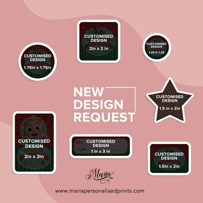 Customised Design Sticker
