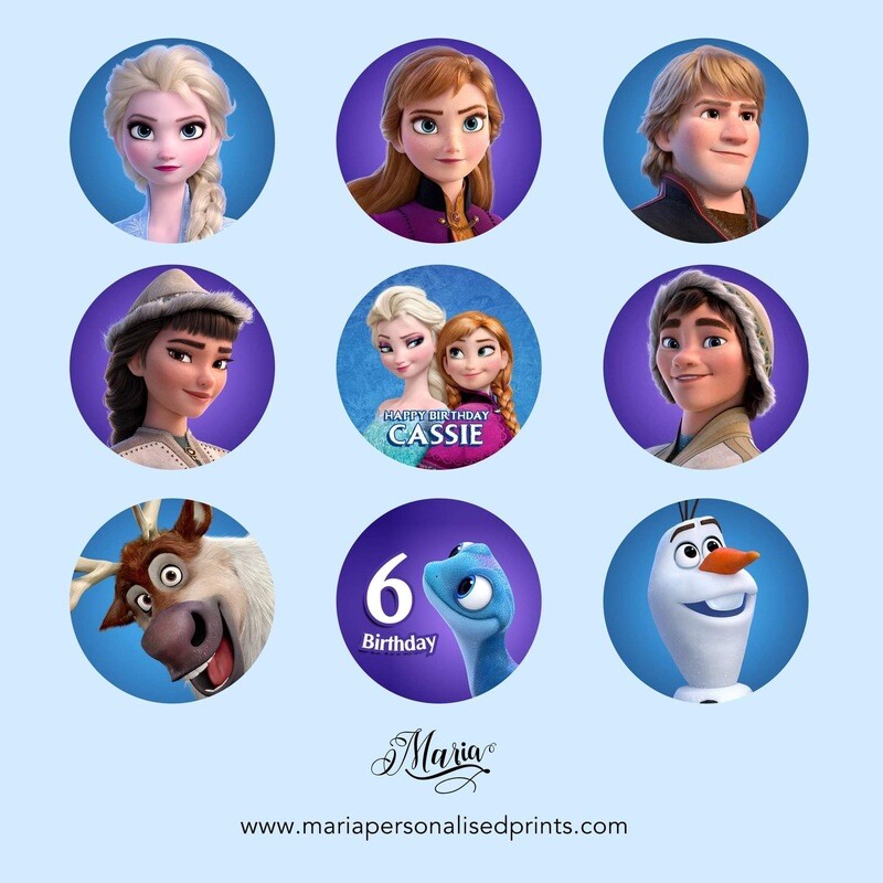 Personalized Cupcake Topper