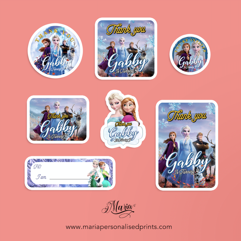 FrozenPersonalised Sticker