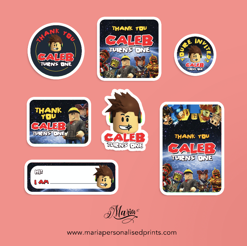 Roblox Personalised Sticker
