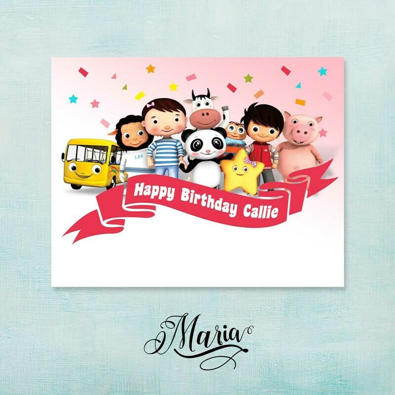 Little Baby Bum Birthday Banner