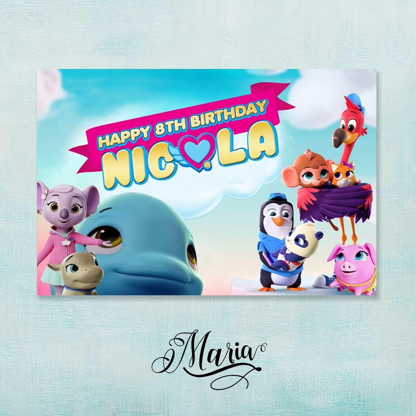 DISNEY TOTS Birthday Banner