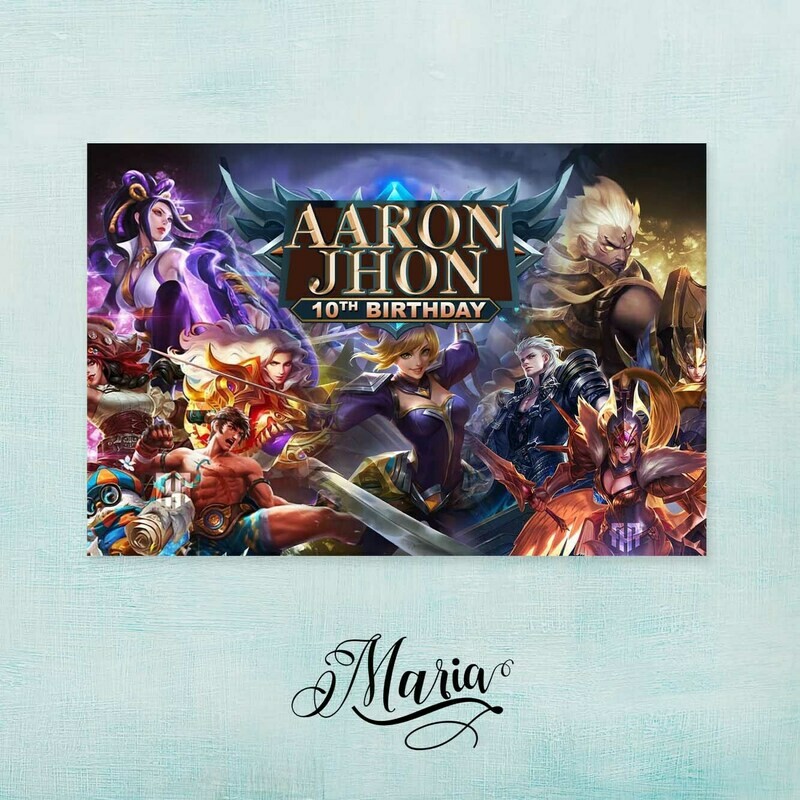 MOBILE LEGENDS Birthday Banner