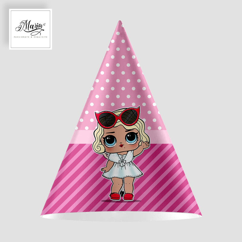 Personalized LOL Surprise Party Hat 2 pcs