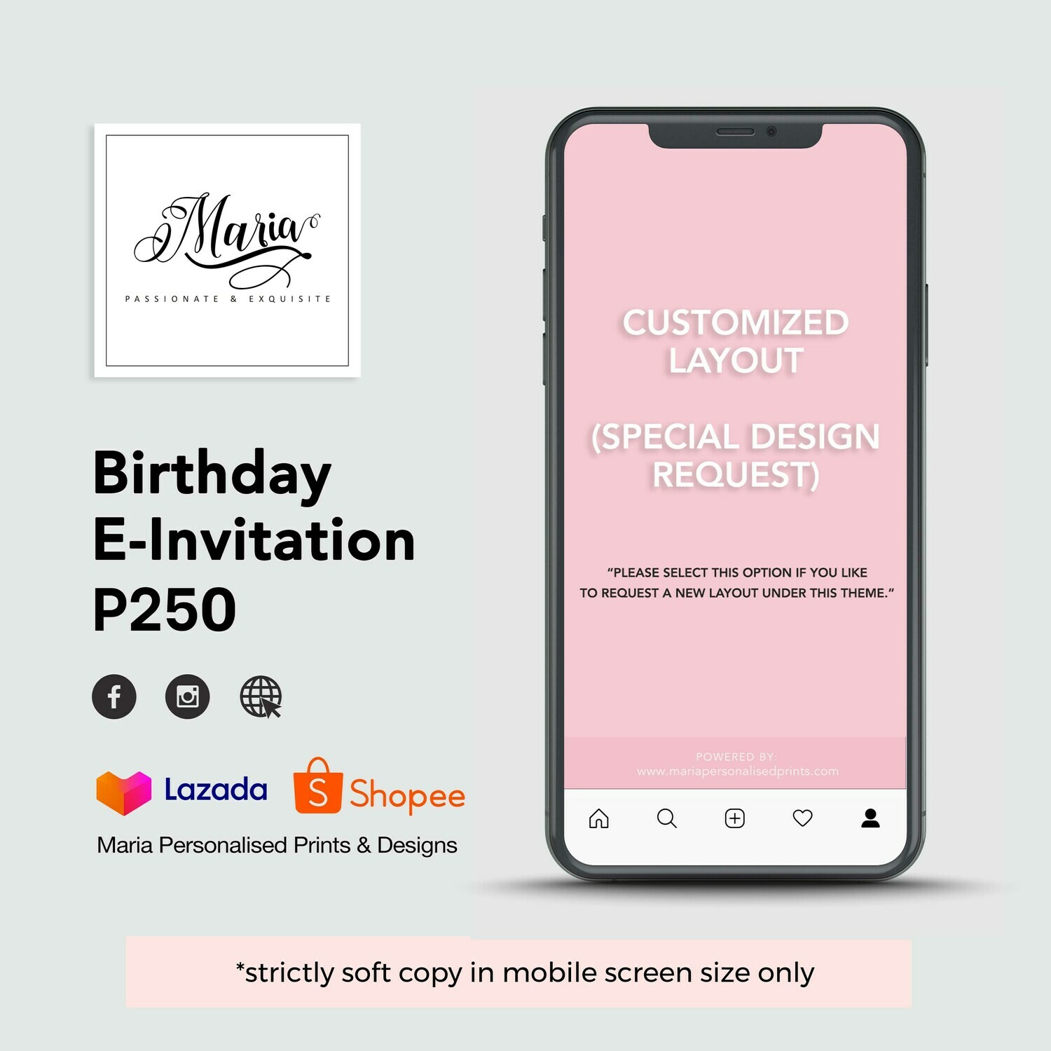 Customized E-Invitation