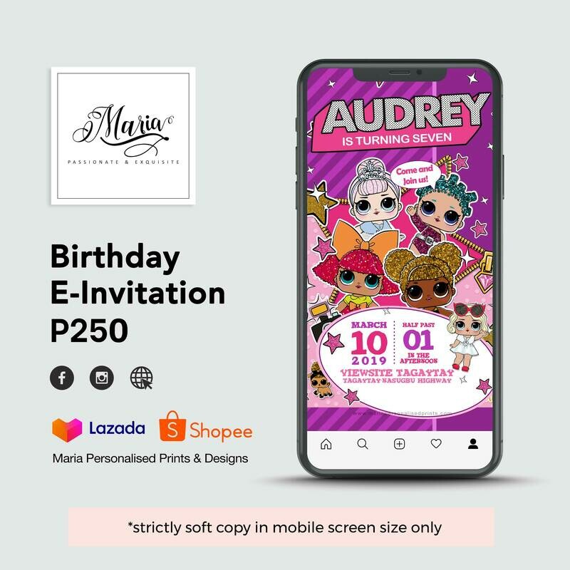 Lol Surprise E-Invitation
