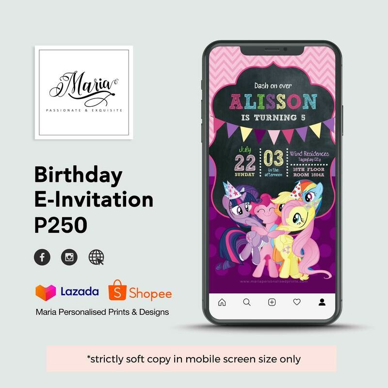 My Little Pony E-Invitation