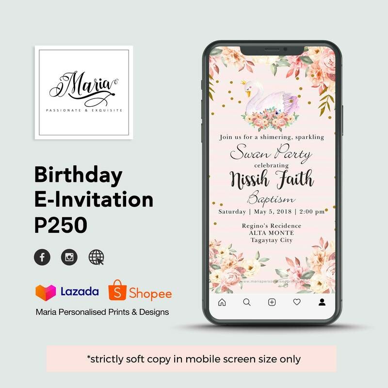 Swan E-Invitation