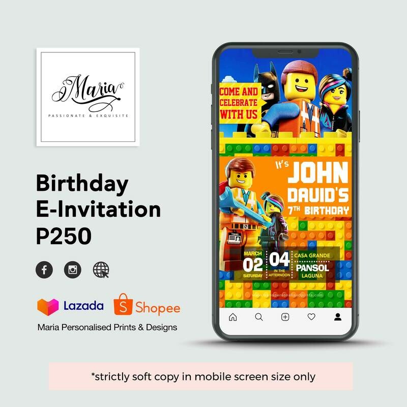 Lego E-Invitation