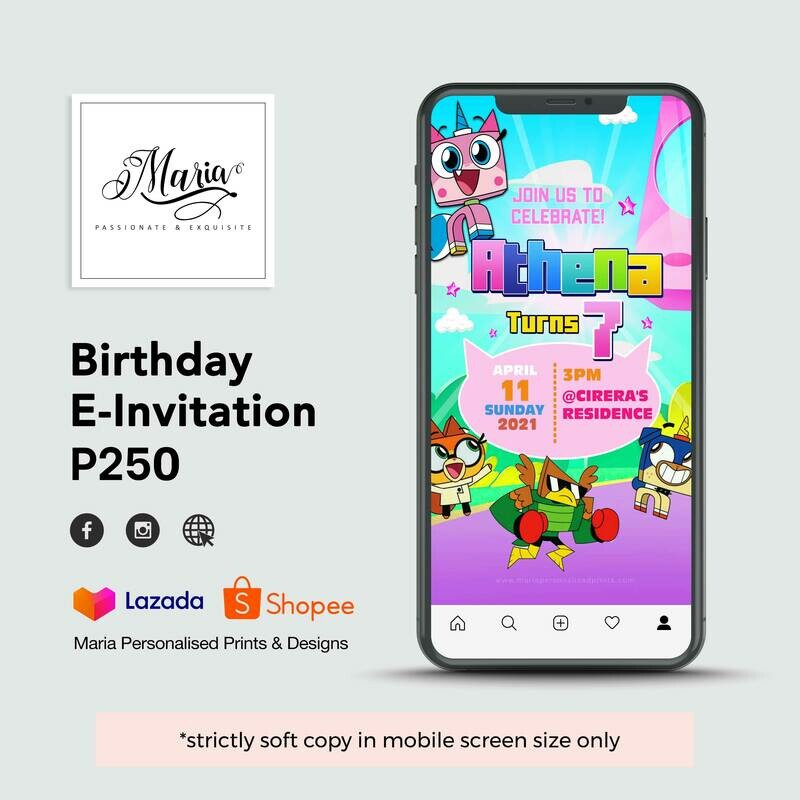 Unikitty E-Invitation