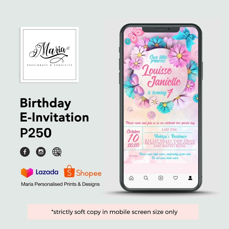 Butterfly E-Invitation