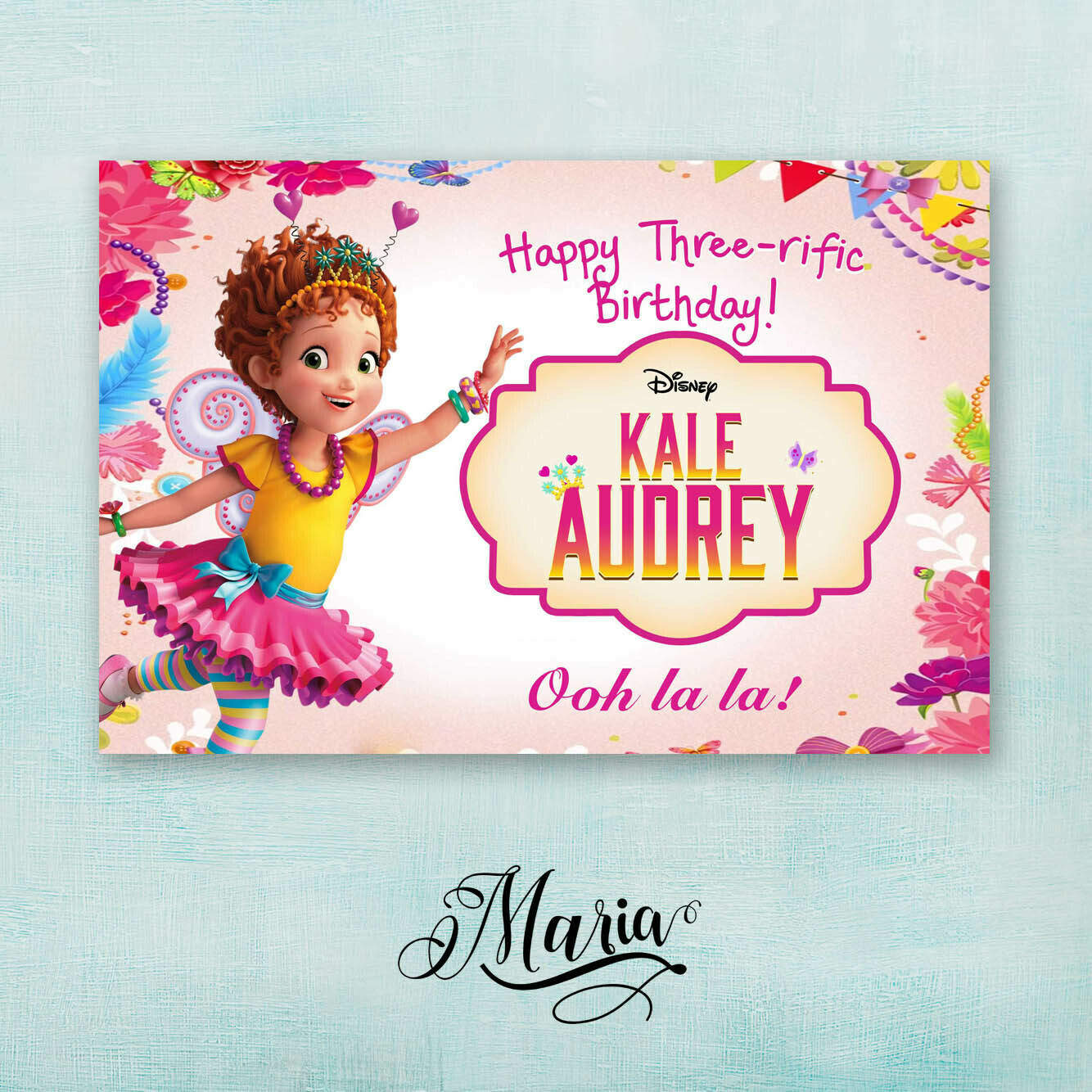 Fancy Nancy Birthday Banner