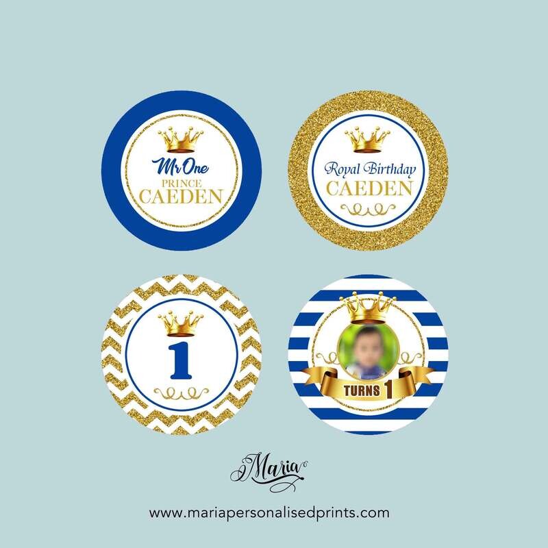 Prince Cupcake Toppers