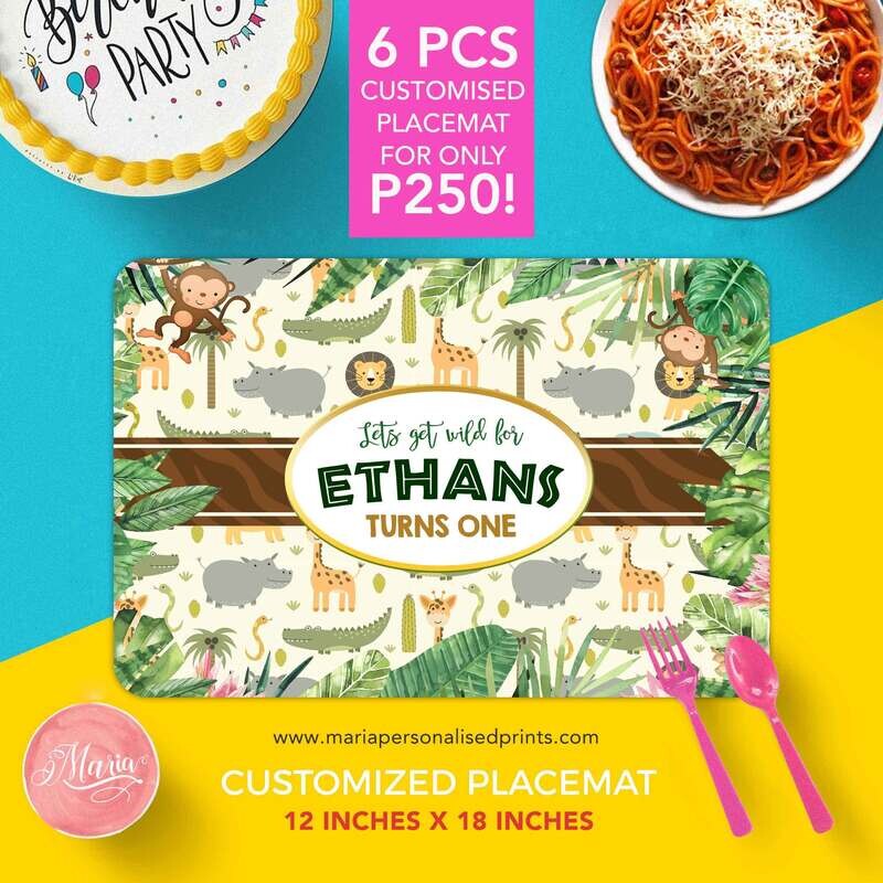 Safari Personalized Placemat