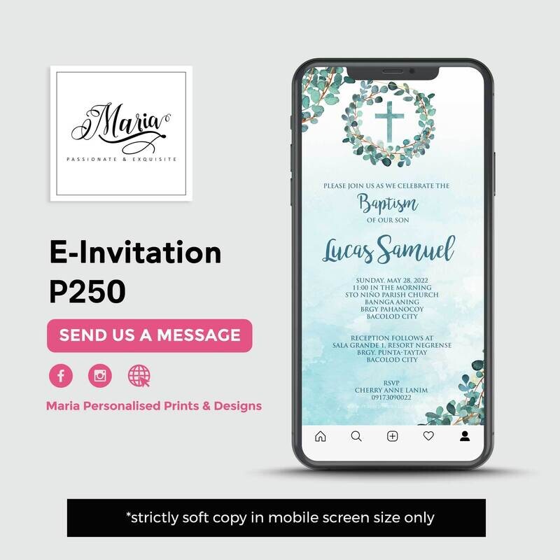 Greenery E-Invitation