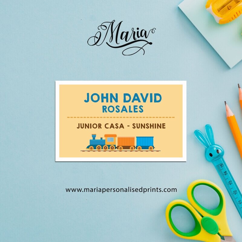 Back-to-School Personalized Stickers S002