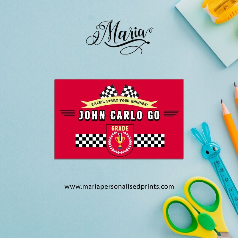 Back-to-School Personalized Stickers S006