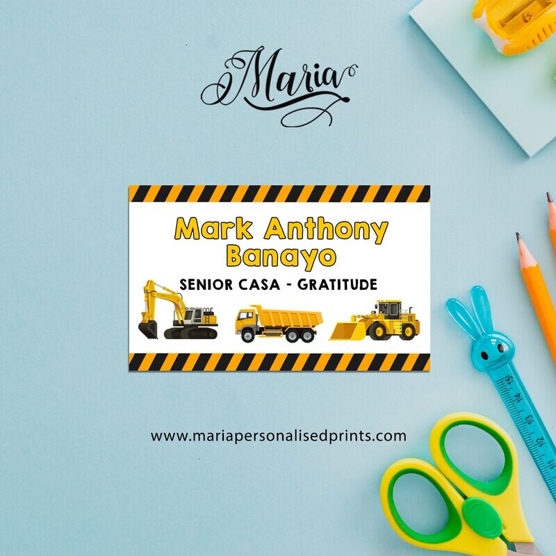 Back-to-School Personalized Stickers S005