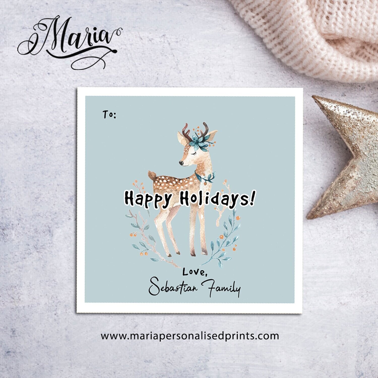 Christmas Gift Tags NC057