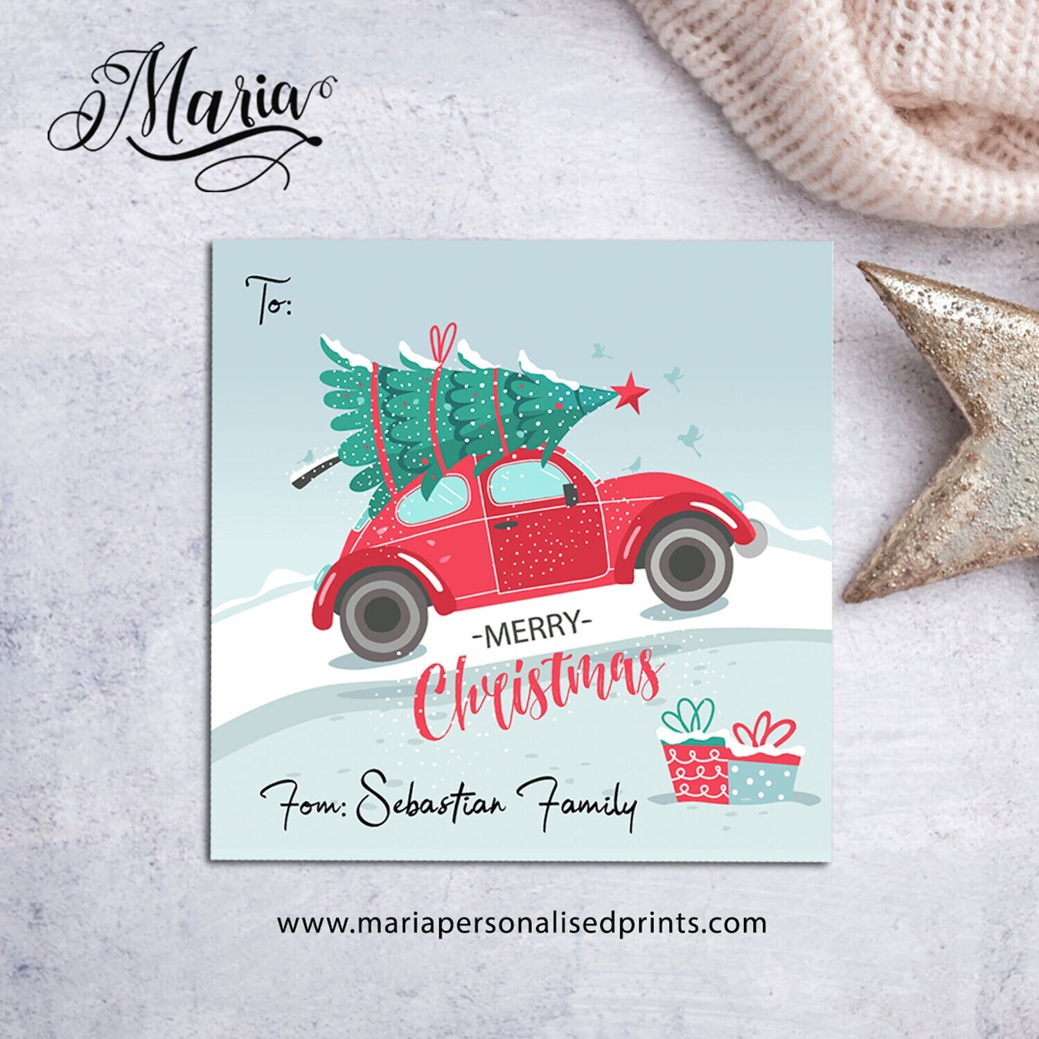 Christmas Gift Tags NC062