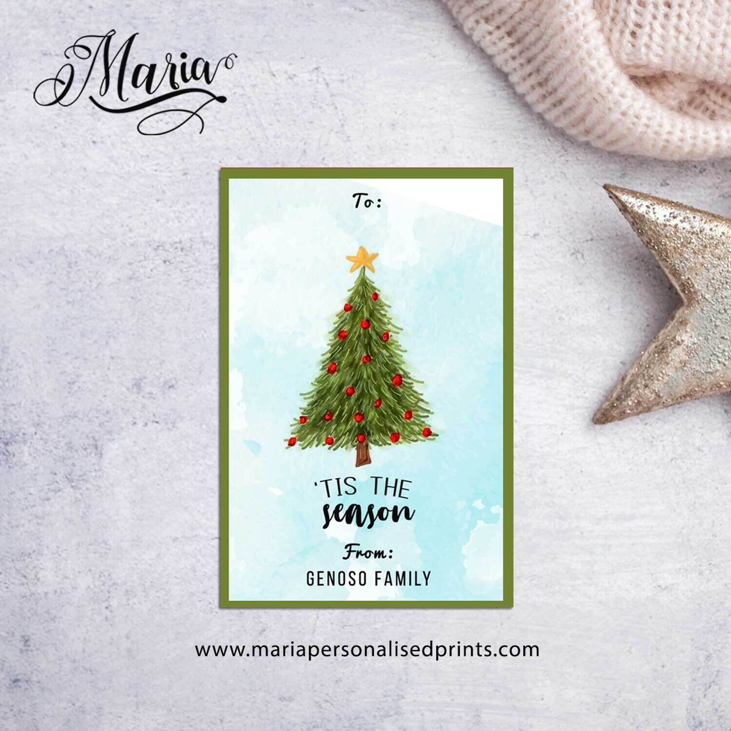 Christmas Gift Tags NC078
