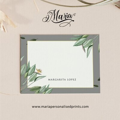 Personalized Note Cards NATURE NC012