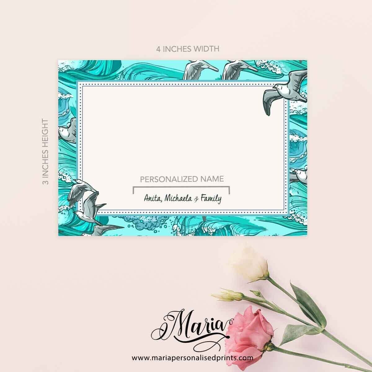 Personalized Note Cards BIRDS NC041