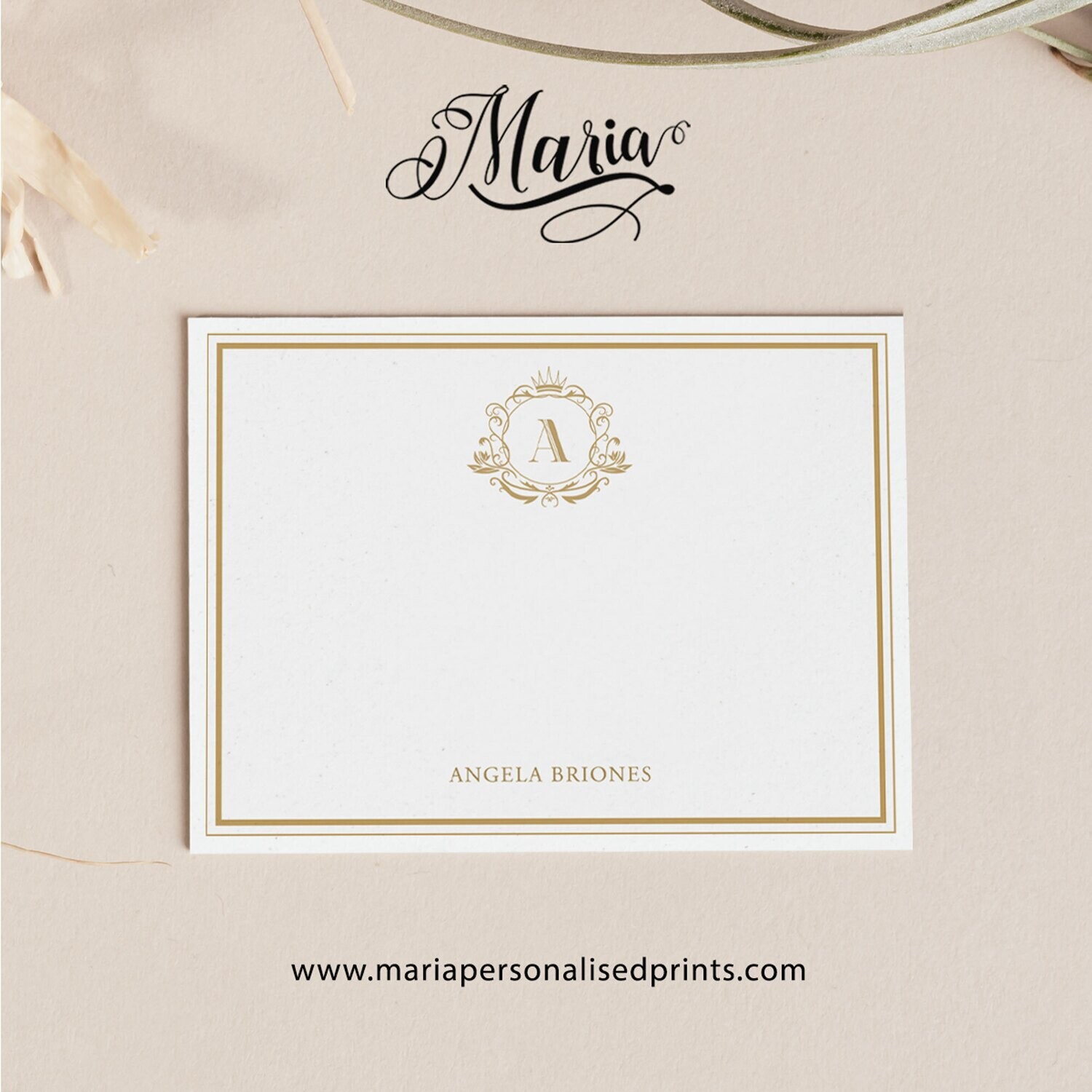 Personalized Note Cards NC015