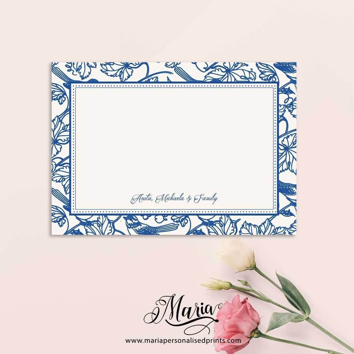 Personalized Note Cards SEAMLESS NC042