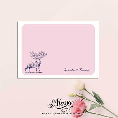 Personalized Note Cards WILD NC034