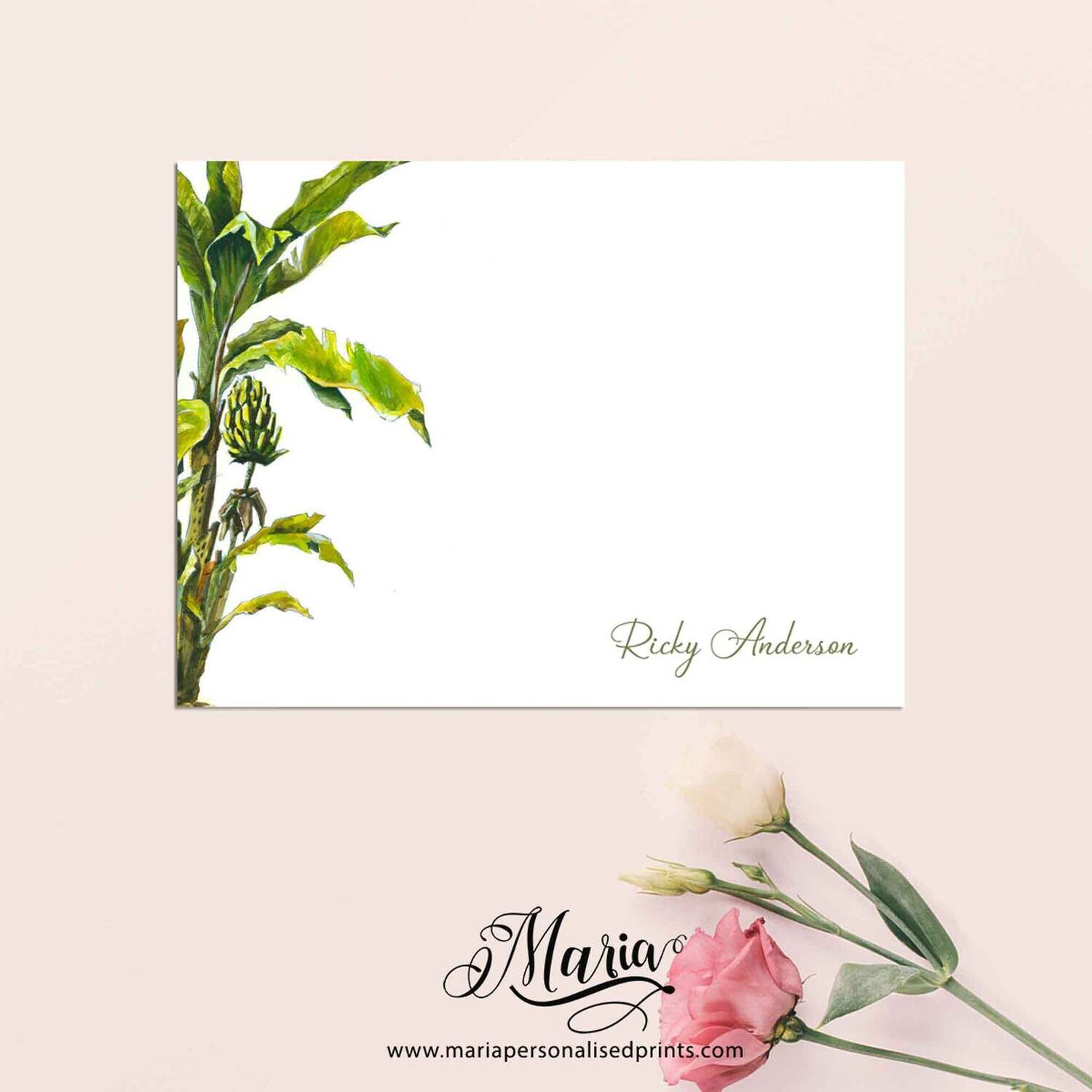 Personalized Note Cards NATURE NC037