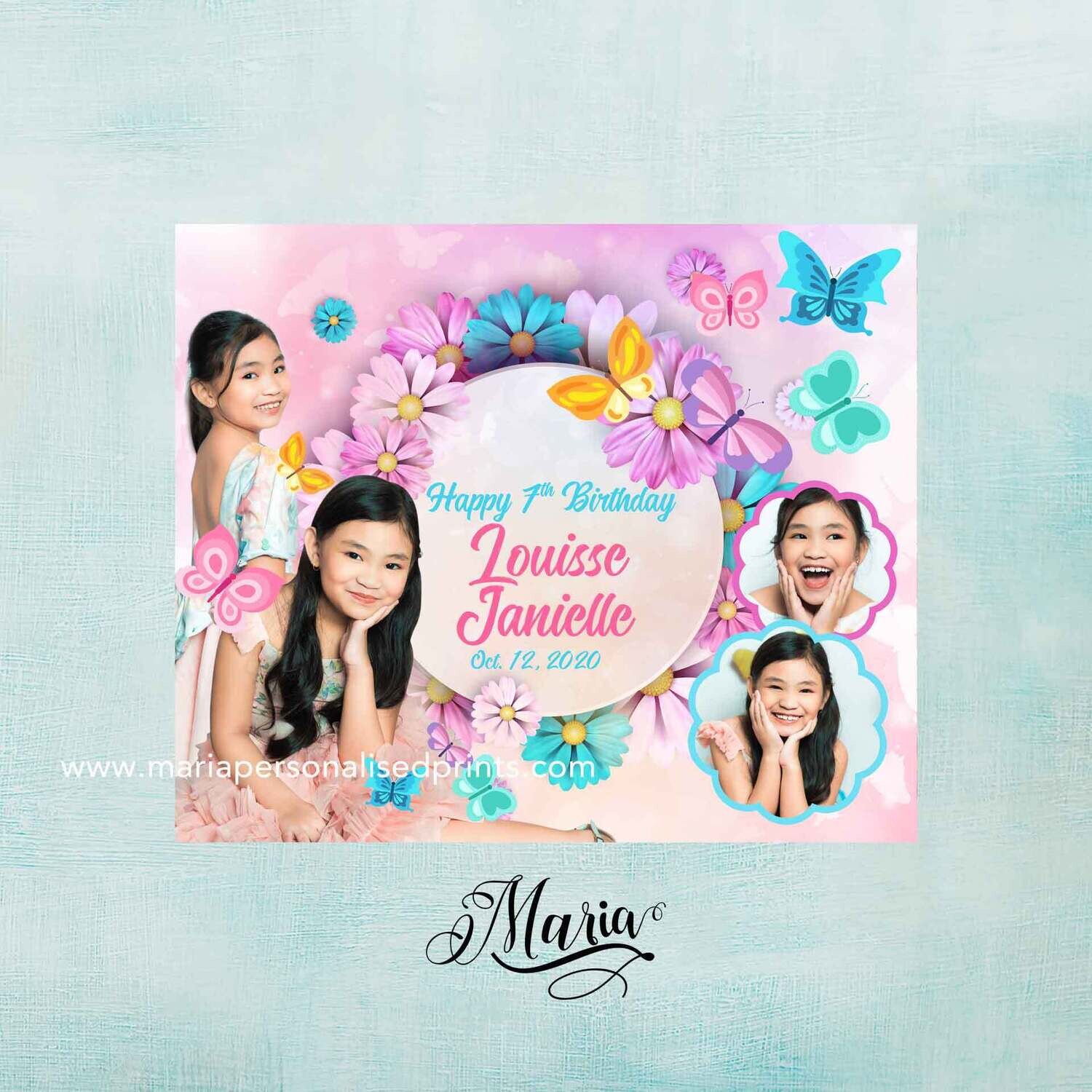 Butterfly Birthday Banner