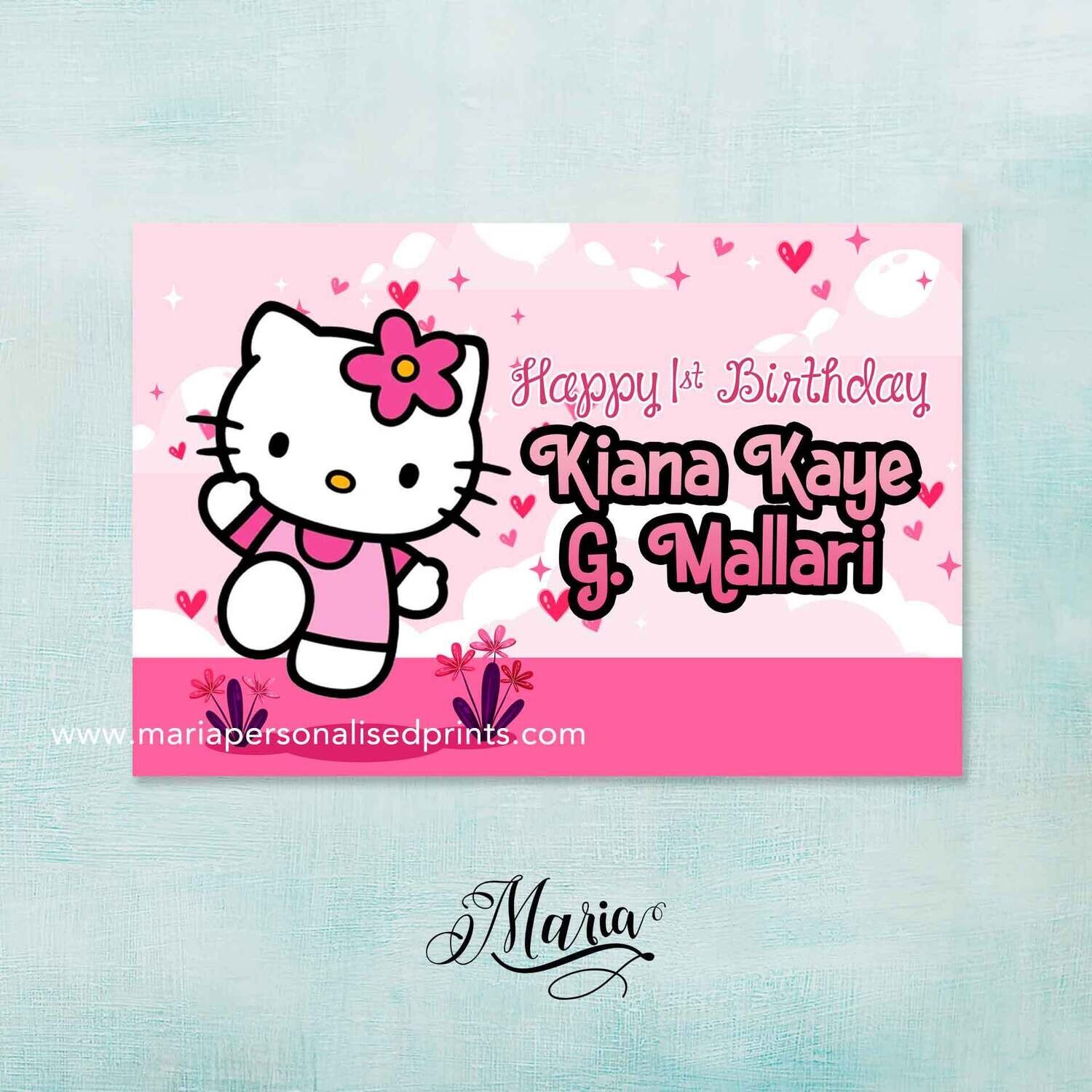 Hello Kitty Birthday Banner