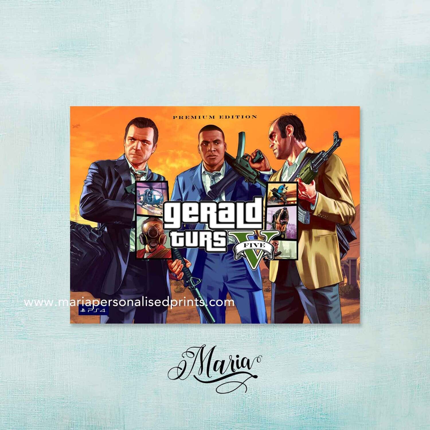 GTA Birthday Banner