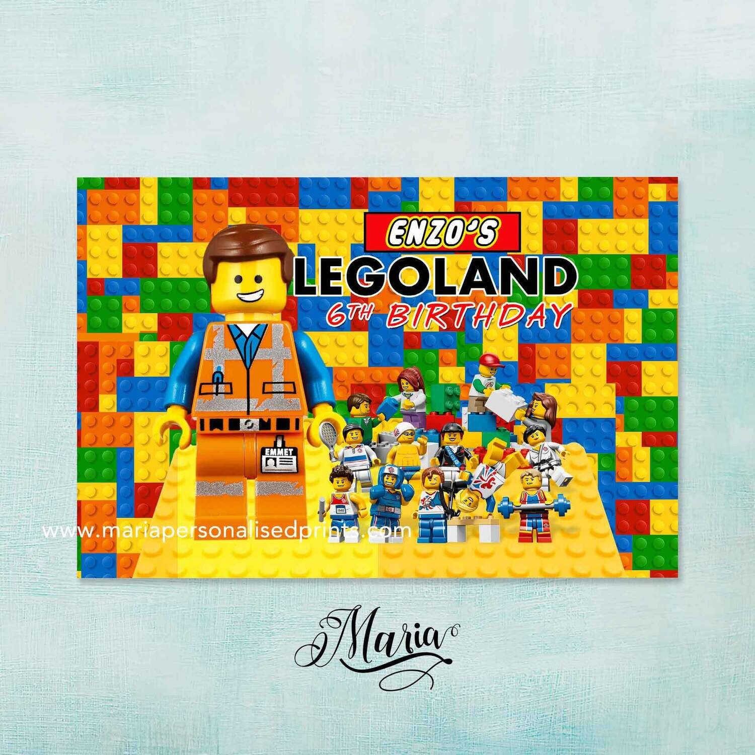 Lego Birthday Banner